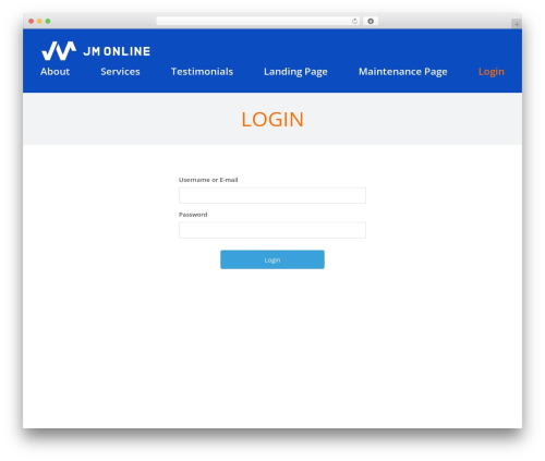 Theme WordPress JmFramework - jmwebtest.com