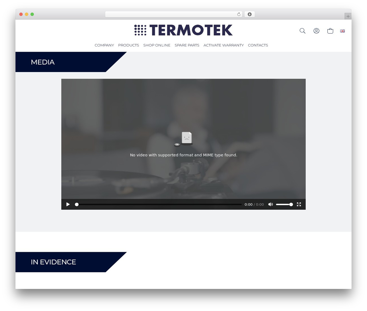 WordPress theme termotek - termotekeurope.com