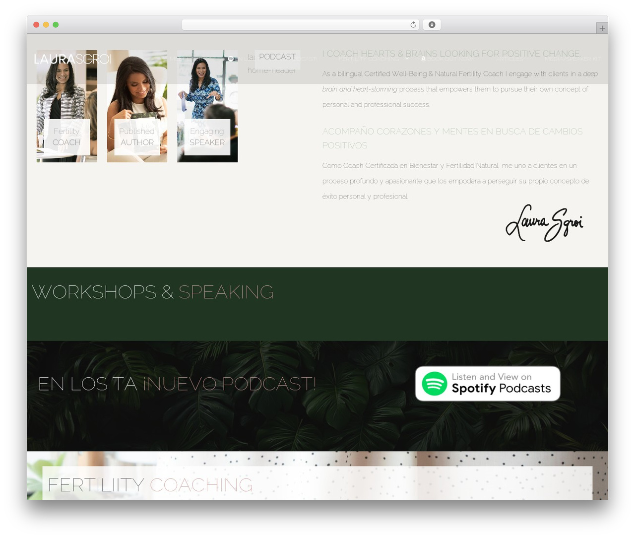 WordPress theme Coaching - laurasgroi.com WordPress theme Coaching - laurasgroi.com