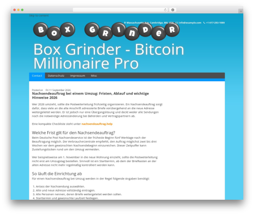 WordPress theme Health - boxgrinder.org