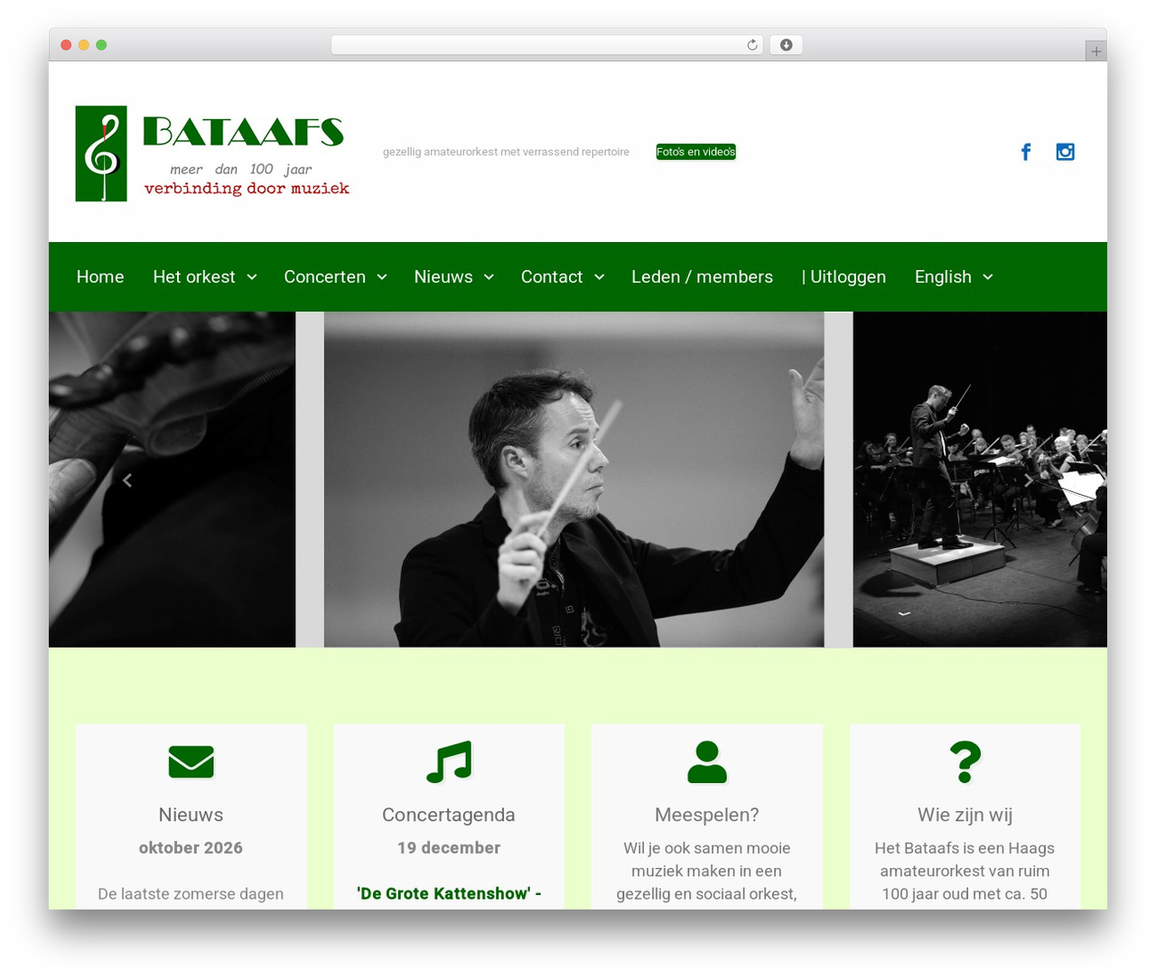 WordPress website theme evolve Plus - bataafs.nl