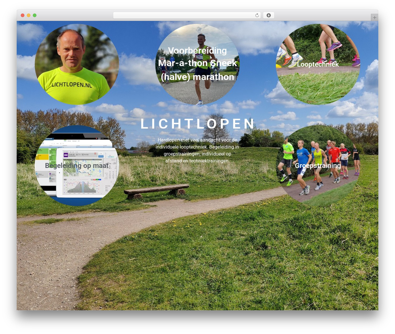 WordPress website theme Hello Elementor - lichtlopen.nl