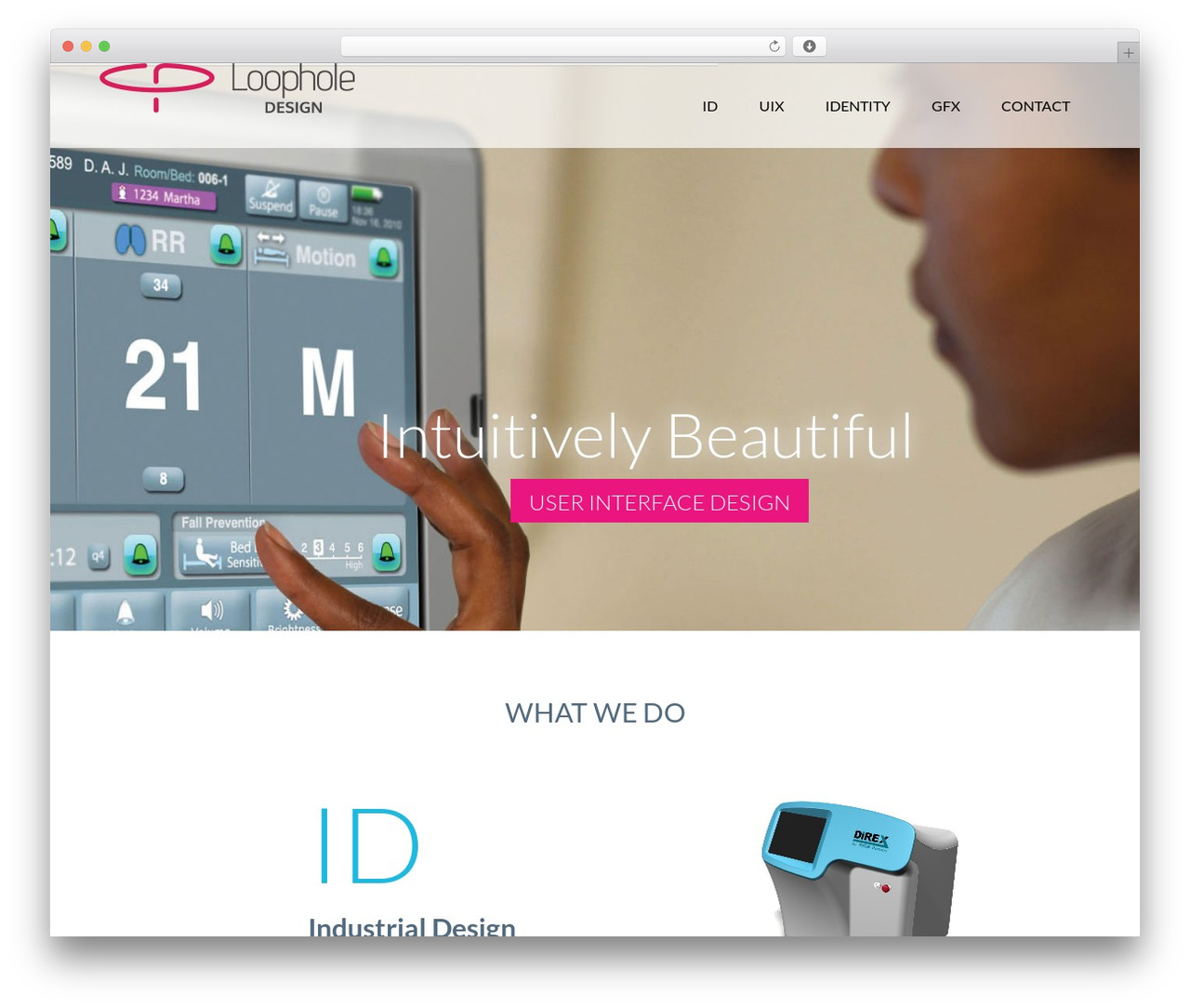 Avada WordPress website theme - loophole.design