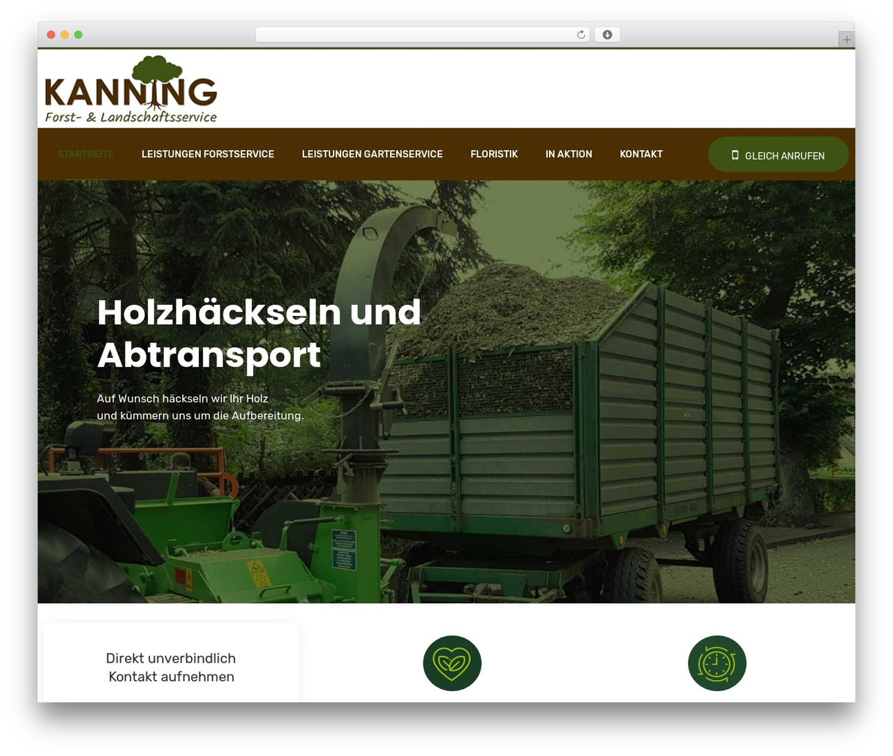 Best WordPress theme GRD - forstservice-kanning.de