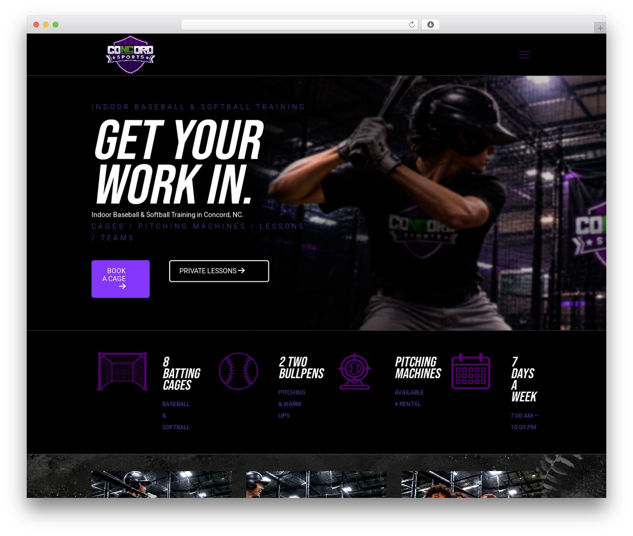 Betheme theme WordPress - concordsports.com