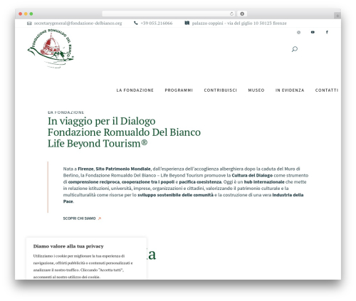 Bridge WordPress theme - fondazione-delbianco.org