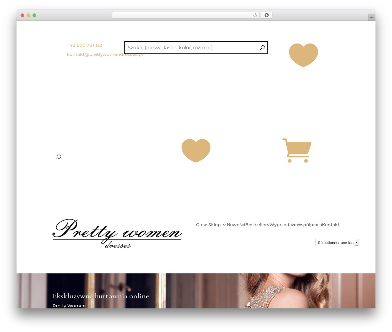 CHL WordPress theme - prettywomendresses.pl