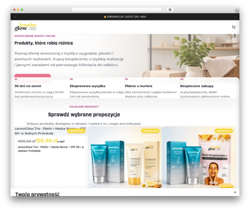 Tiktok for woocommerce WordPress plugin - lemonglow.pl