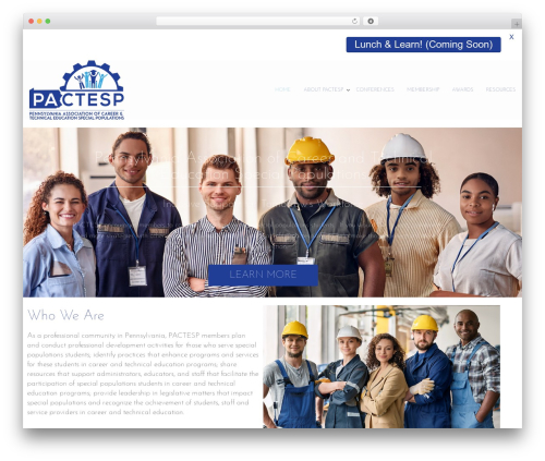 Educen WordPress theme - pactesp.org
