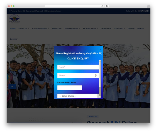 Eduvalt master WordPress plugin - gourangdibedcollege.org