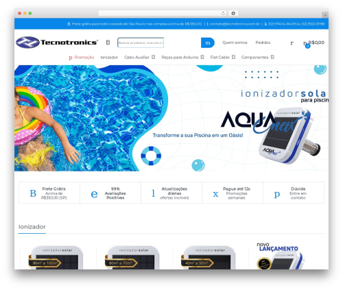 Shipping simulator for woocommerce WordPress plugin - tecnotronics.com.br