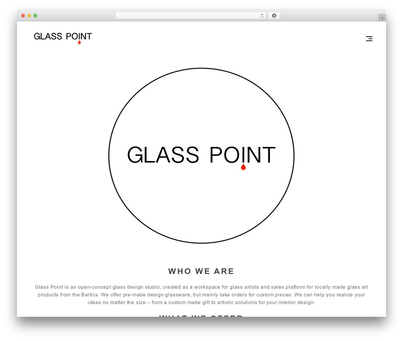 Entre WordPress theme - glass-point.eu