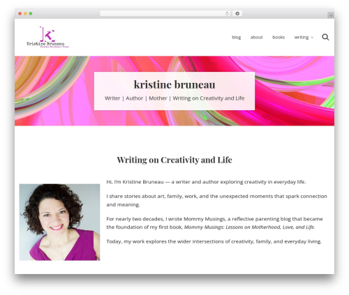Mai theme engine WordPress plugin - kristinebruneau.com