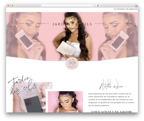 Hello Chic WordPress theme design - jardindescils.com