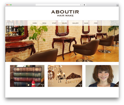 LOTUS WordPress theme - hair-aboutir.net