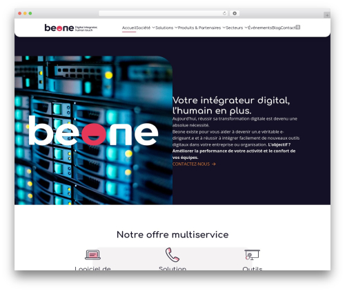 Minds WordPress theme - beone.be