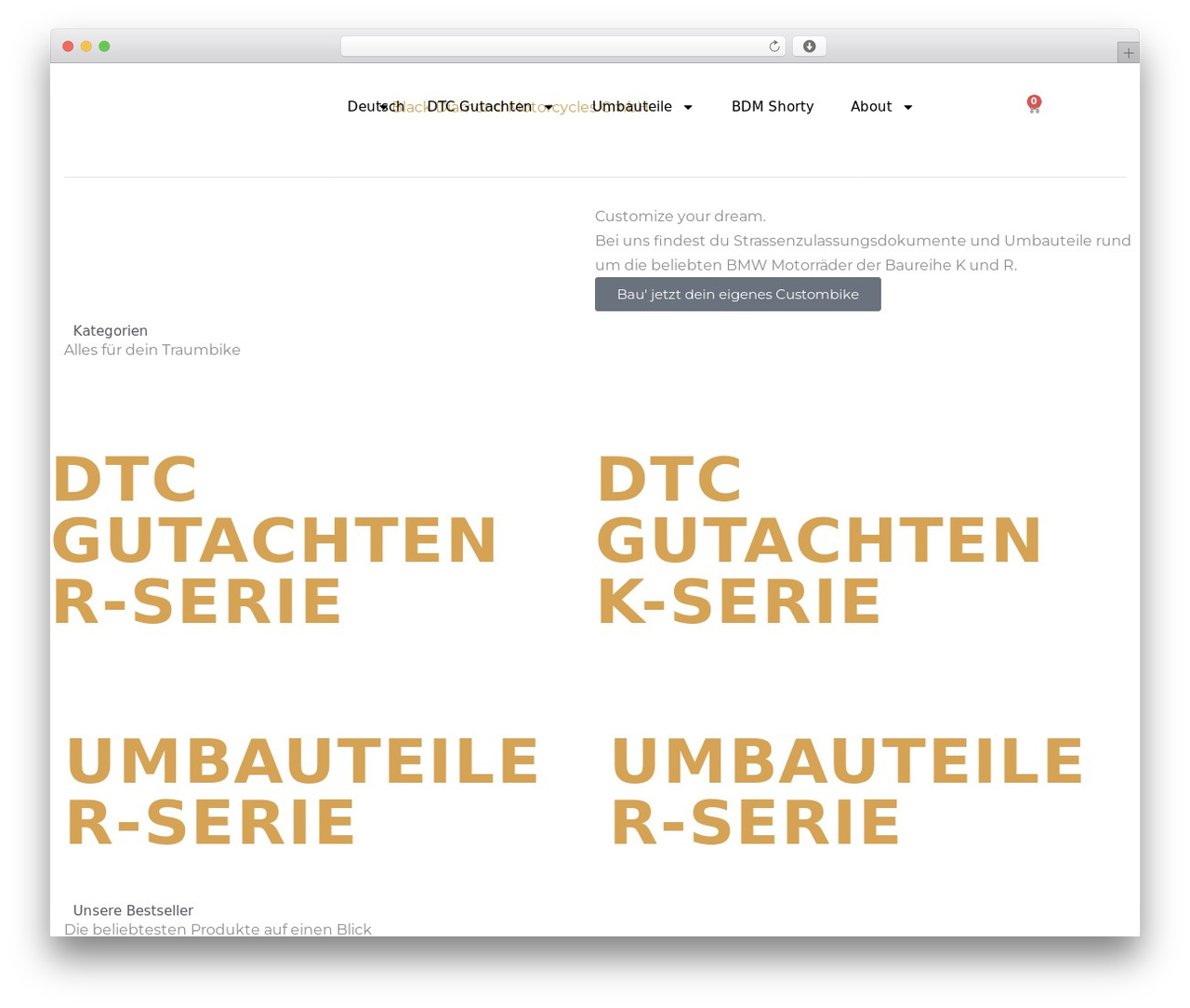 Nelson WordPress store theme - blackdiamond-motorcycles.ch