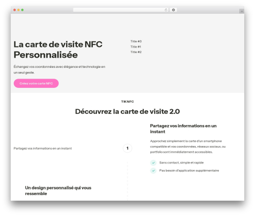PrintSpace WordPress theme design - tiknfc.fr