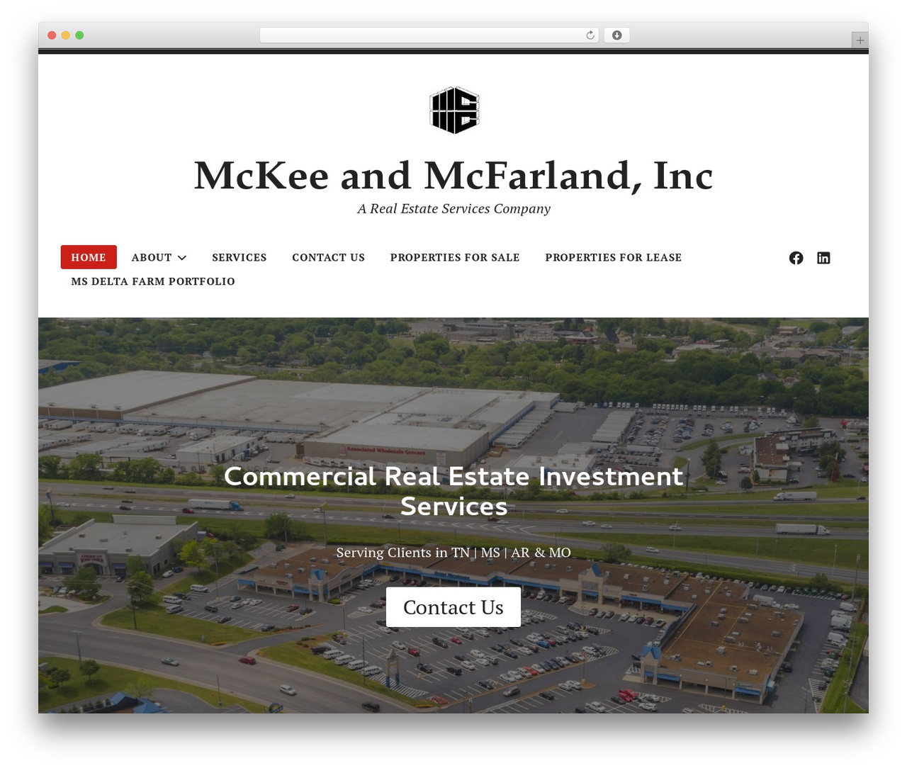 Radcliffe 2 WordPress theme - mckeeandmcfarland.com