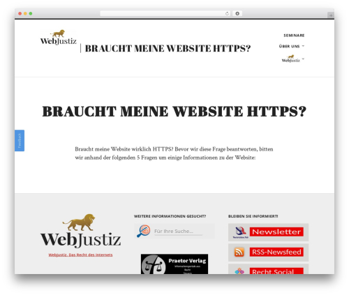 Praetor functionality plugin WordPress plugin - braucht-meine-website-https.de
