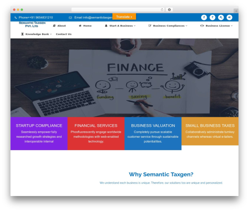 raushan theme WordPress - semantictaxgen.in