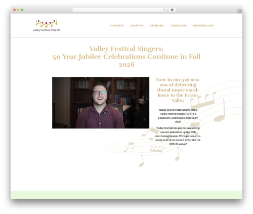 Rhythmo theme WordPress - valleyfestivalsingers.com