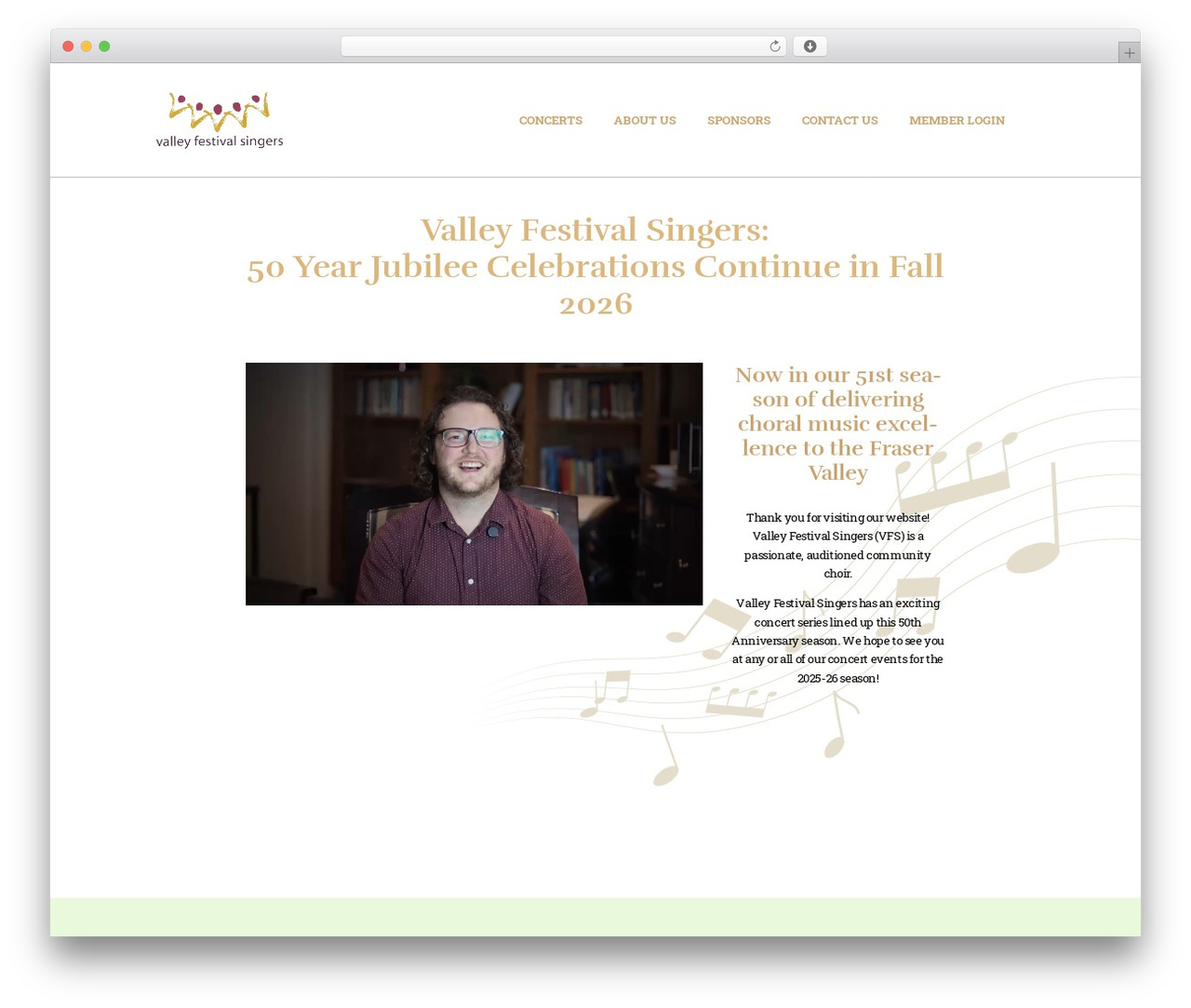 Rhythmo theme WordPress - valleyfestivalsingers.com
