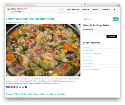 Wp custom css WordPress plugin - simplynaturalgourmet.com