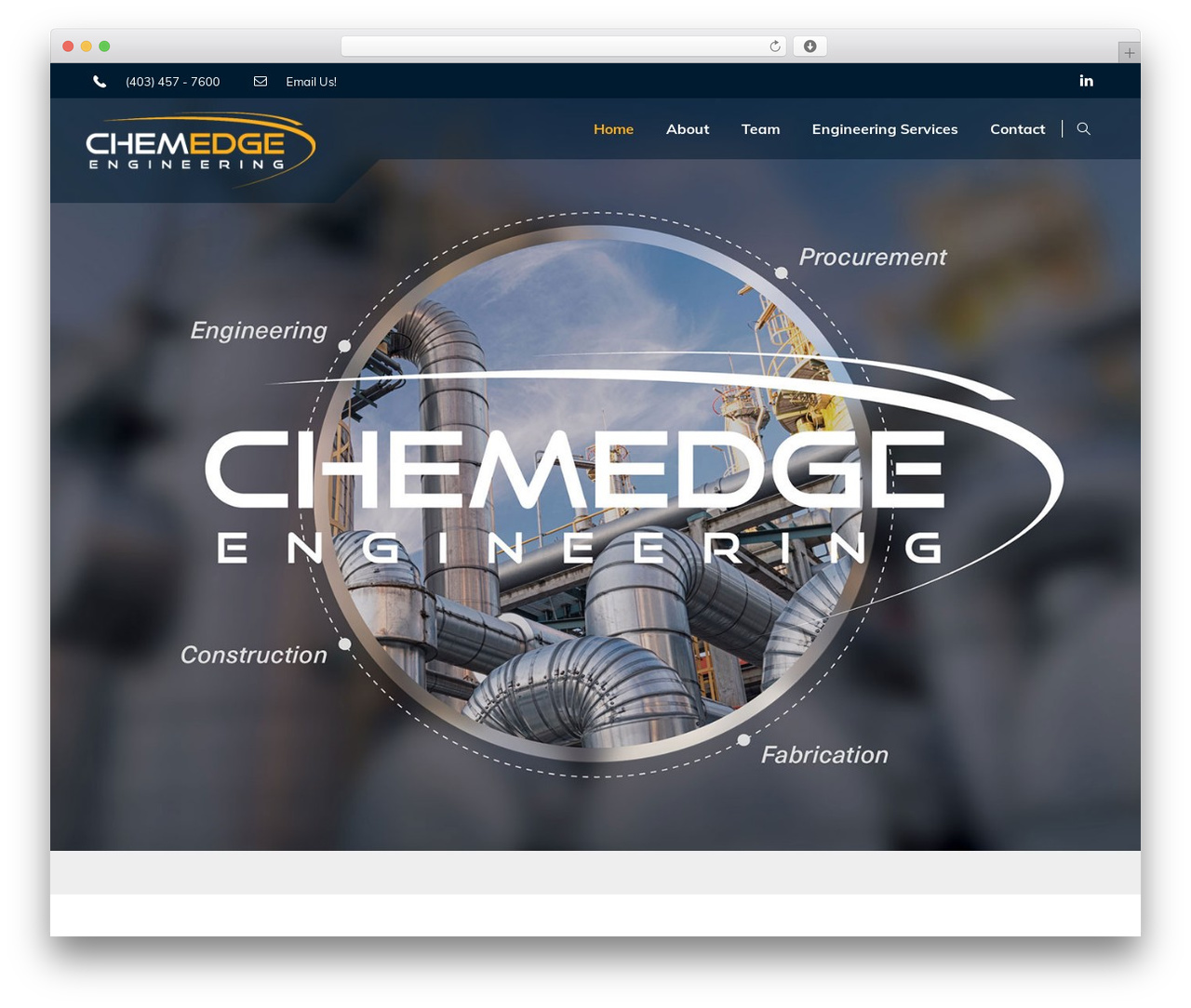 Theme WordPress chemedgeengineering - chemedgeengineering.ca