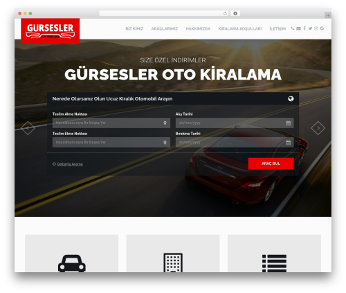 Theme WordPress RentIt - gursesrentacar.com