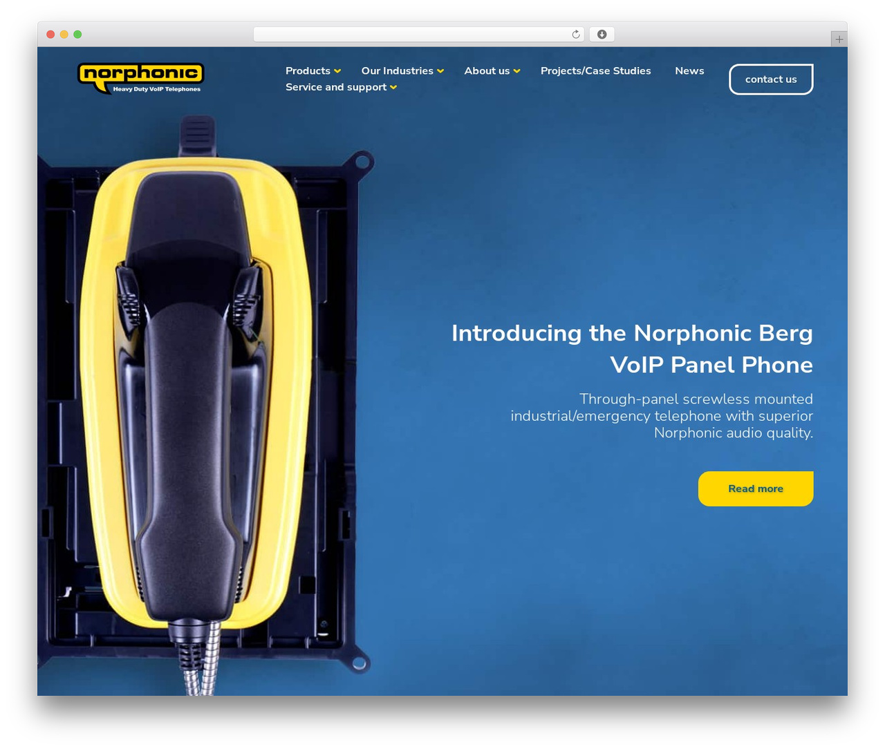 WordPress theme Norphonic - norphonic.com