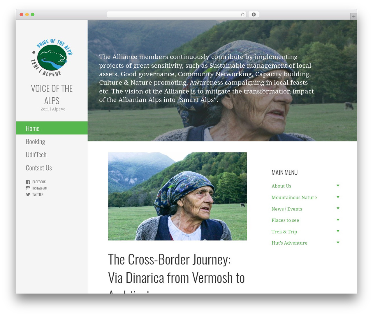 WordPress theme Escapade - voicealps.org