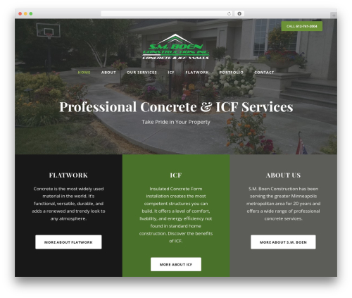 Iceberg core WordPress plugin - boenconcrete.com