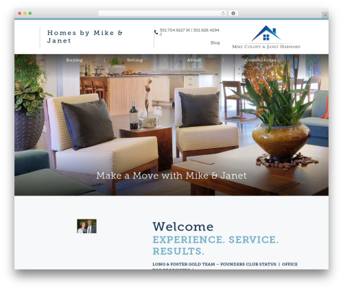 WordPress theme IXACT Framework - mikeandjanethomes.com