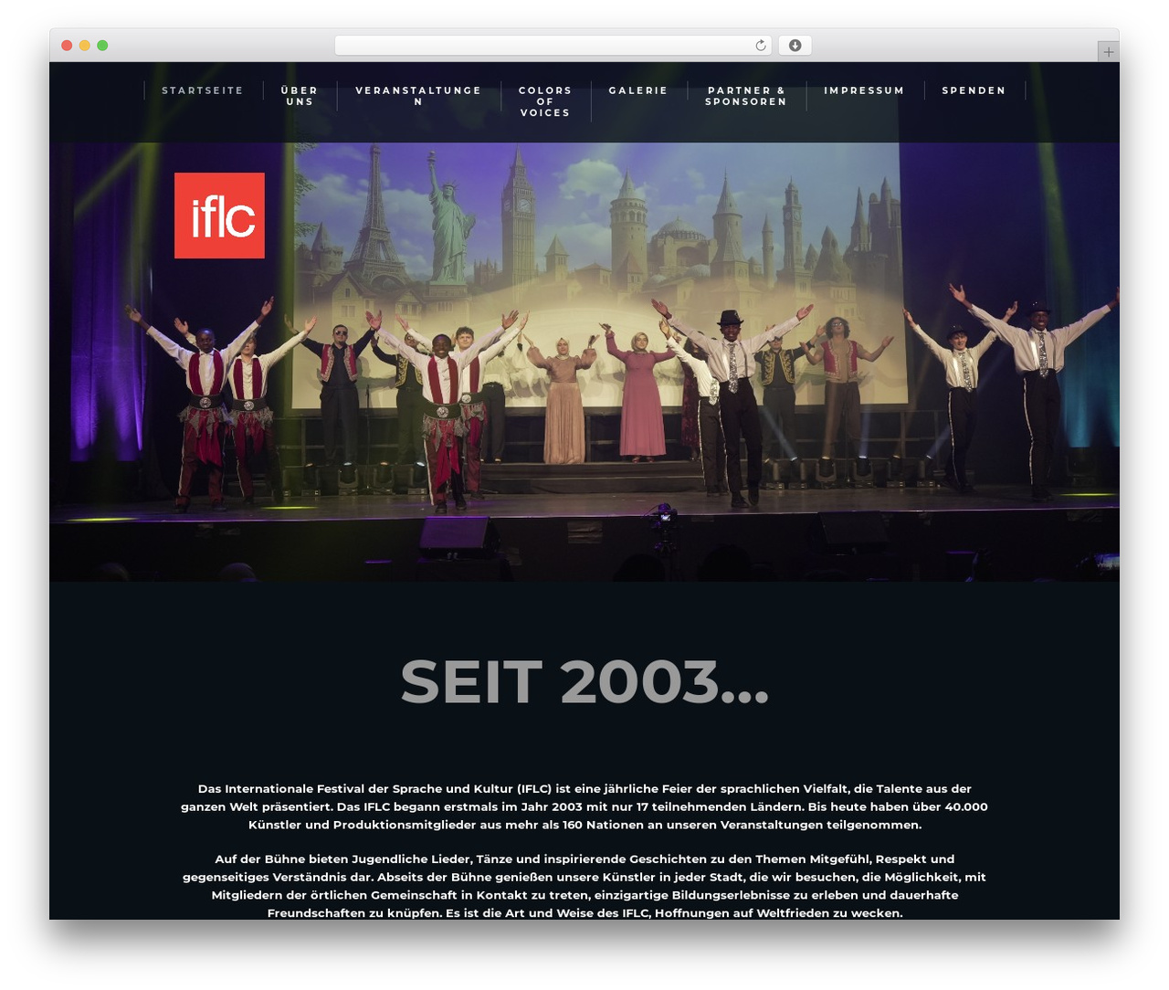 WordPress theme Jarvis - intflc.de