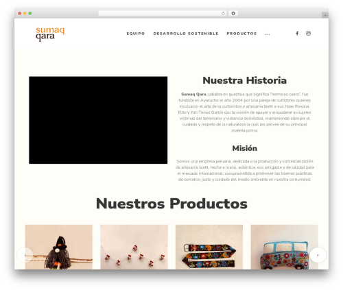 WordPress theme Qtex - sumaqqara.com