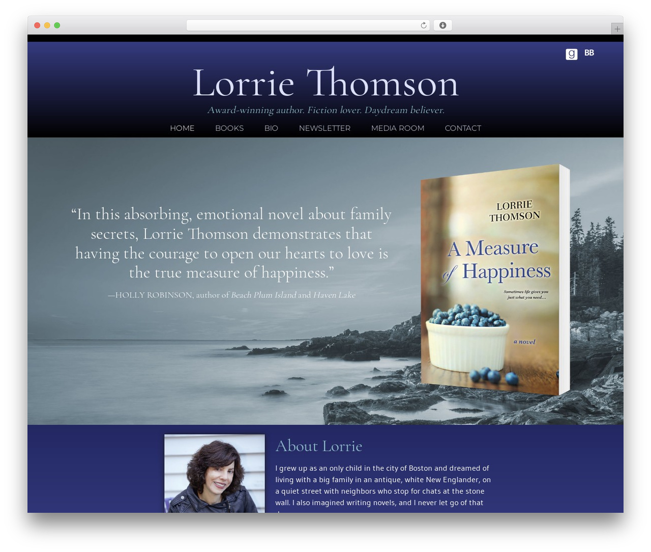 WordPress website theme Beaver Builder Theme - lorriethomson.com