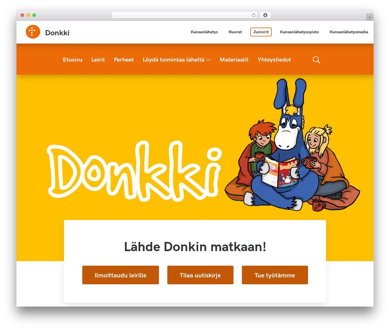 WordPress website theme Sekl - donkki.net