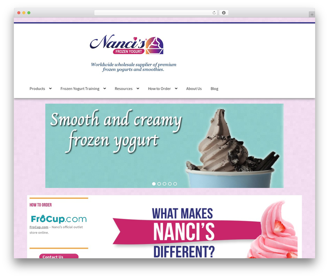 WordPress website theme Storefront - nancis.com