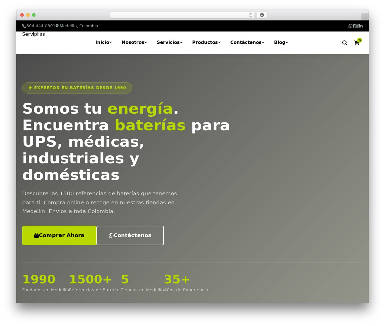 WP theme Servipilas Developer - servipilas.com WP theme Servipilas Developer - servipilas.com