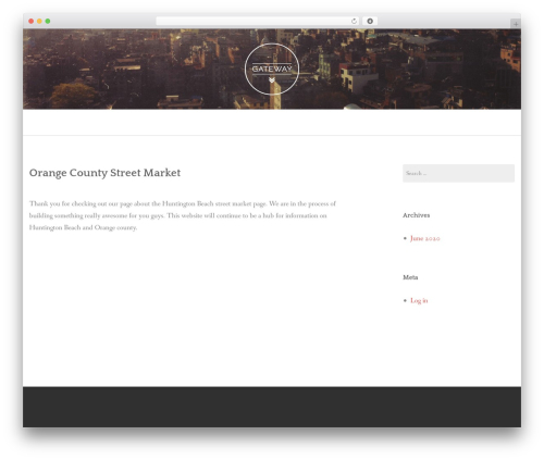 WP theme Gateway - surfcitynights.com