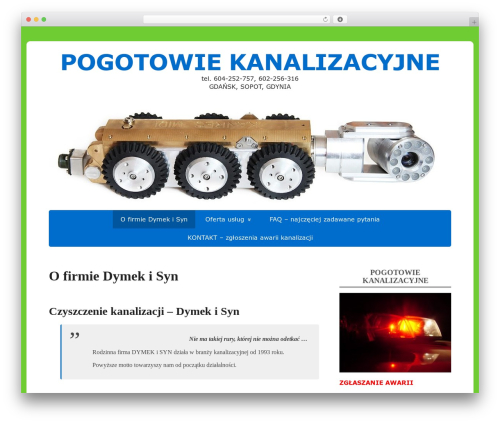 Basic WordPress theme - czyszczeniekanalizacji.pl
