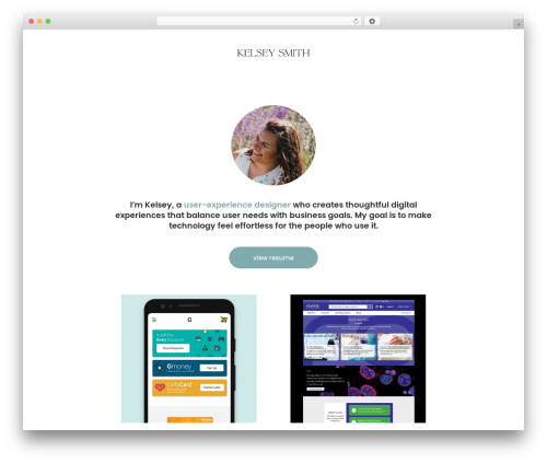 bryson WordPress theme - kelseyraymond.com