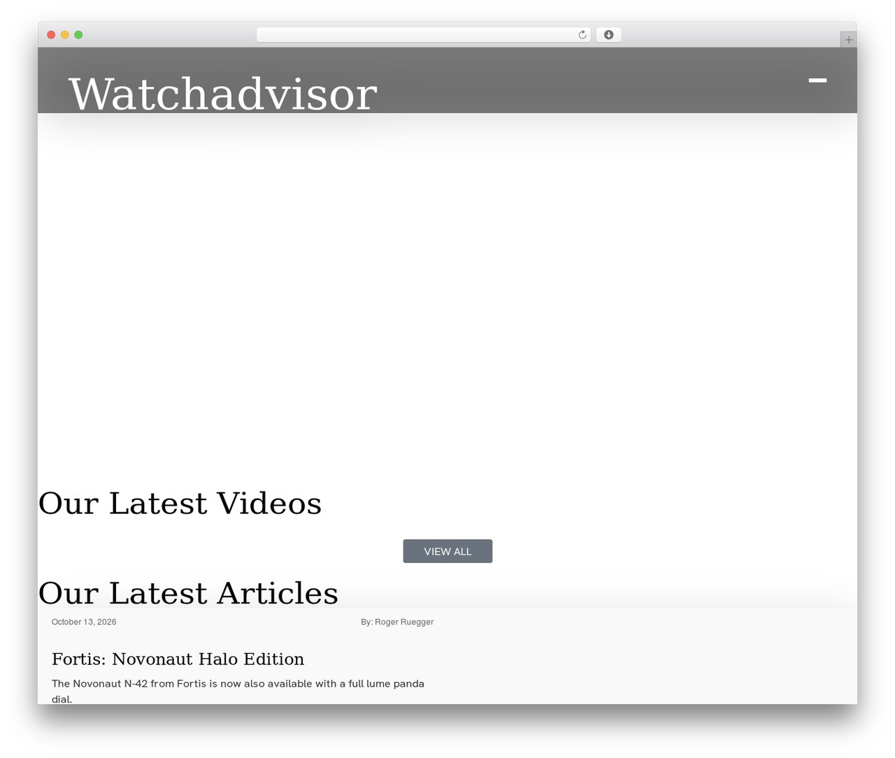 Chaplin WordPress theme - watchadvisor.com Chaplin WordPress theme - watchadvisor.com