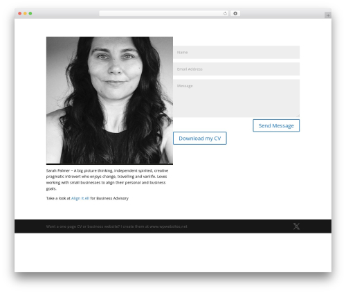 Divi WordPress theme - sarah-p.com