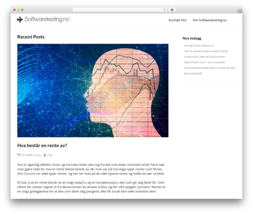 Estera WordPress theme - softwaretesting.no Estera WordPress theme - softwaretesting.no