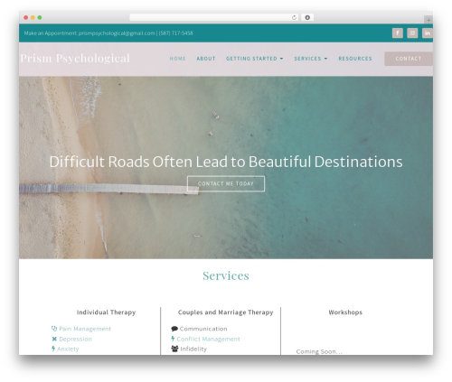 Genesis theme WordPress - prismpsychological.com