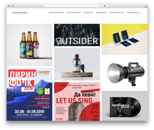 Gutenberg Starter WordPress Theme Free premium WordPress theme - grinch-studio.com