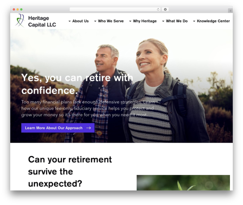 Heritage WordPress theme - investfortomorrow.com