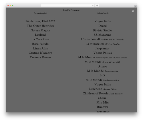 Laytheme imagehover WordPress plugin - beadegiacomo.com